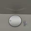 10X Magnifying Mirror with 3 Suction Cups - 6'' Stick on Makeup Mirror with 10X Magnification, Magnified Makeup Mirror Portable Handheld Cosmetic Mirror and Tweezers Set for Travel, Makeup, Bathroom