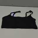 florence by mills Women's Softie Cotton Scoop Bralette (Medium, Black)