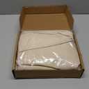 Amazon Basics Lightweight Super Soft Microfiber 4 Piece Sheet Set, Wrinkle Resistant, with 14-Inch Deep Pockets, Full, Cream, Solid