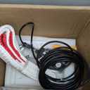 Power Electric Portable Hoist Winch 1500LBS, 3 in 1 Electric Cable Hoist 110V 25 FT with Lifting Strap, Electric Hoist Lift Ceiling Winch for Lifting Towing (Orange)