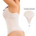 Shapewear Tummy Control for Women Seamless Bodysuit with Adjustable Straps Body Shaper Suits