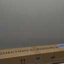 Portable Projector Screen with Stand, Outdoor Movie Screen, 80 Inch 16:9, Light-Weight, Mobile and Compact, Easy Setup and Carrying, Projection Screen with 1.2 Gain Glass Fiber, Idea for Home Cinema.