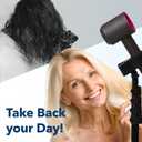 Hair Dryer Stand Heavy Duty 26-74 Inch Adjustable Blow Dryer Holder with Non-Slip Tripod and Universal Clip Hands Free for Frozen Shoulder, Arthritis, and Wrist Pain Relief