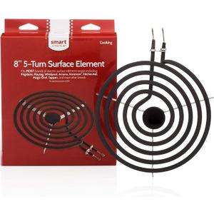 Smart Choice 8-Inch 5-Turn Electric Stove Burner Replacement Surface Element for Electric Coil Oven Ranges, Fits Most