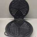 Mueller Heart 5 Waffle Maker, Waffle Iron, Adjustable Browning Control & Nonstick, Cool Touch Handle, Easy to Clean, Small Kitchen Appliances
