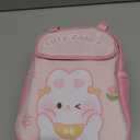 Kawaii Bento Box Bento Lunch Box with Lunch Bag, Tableware, Biscuit Bags, 2-Layer Stacked Leakproof Cute Lunch Box, for Travel, Office, Gym