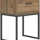 Signature Design by Ashley Deanlow 1-Drawer Nightstand, Brown, 19.61" W x 14.92" D x 26.02" H