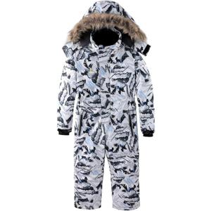 OHSNMAKSL Kid's Snowsuits Boys Ski Suits Jackets Girls Waterproof Coats Jumpsuits Winter Snowboarding Outdoor (14-16, White)