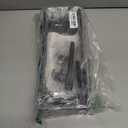 Cable Management, 2 Pack Cable Management Under Desk No Drill, Metal Cord Organizer with Clamp for Standing Desk, Cable Organizer for Home Office, Black (15.3''+15.7'' (2 Pack))