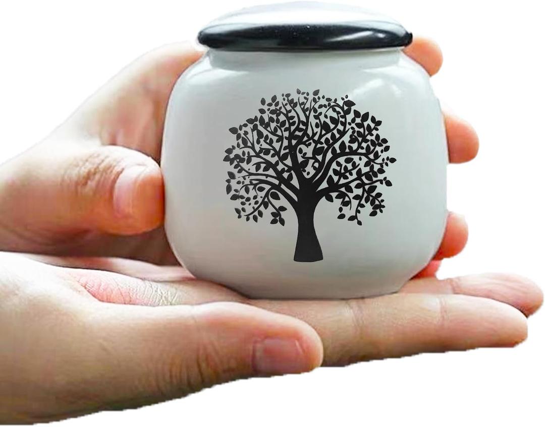 Small Urns for Human Ashes Keepsake - Mini Urns for Human Ashes - Cremation Urn for Male and Female - Keepsake Decorations for Cremation, Funeral, Burial, Home