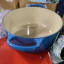 Le Creuset Enameled Cast Iron Signature Round Dutch Oven, 5.5 qt., Marseille