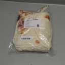 SeaRoomy Burritos Tortilla Blanket, Realistic Food Wrap Blanket Double Sided, Novelty Funny Tortilla Round Soft Blankets (Beige, 47 inches)