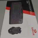 Redragon S101M-KS Gaming Keyboard and Mouse Wireless with Tri-Mode, RGB Keyboard and 4800 DPI Gaming Mouse, 10 Independent Multimedia Keys for Wins, PC, Computer, Wireless S101 Ideal for Gamer (Black-New)