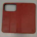 SHIELDON Case Wallet for iPhone 17 Pro Max 6.9-inch 5G | Genuine Leather, RFID Blocking Credit Card Holder, Folio Magnetic Cover, Kickstand, Shockproof, TPU Soft Phone Case 2025 - Retro Red