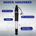 2PCS Rear Air Shocks Strut Absorber for Cadillac Chevy Tahoe Suburba GMC