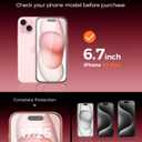 UNBREAKcable 4PCS Screen Protector for iPhone 15 Plus - 2 Privacy Tempered Glass+ 2 Clear Glass Double Shatterproof [Installation Frame] [9H Hardness] [Case Friendly] Anti-Scratch iPhone 6.7 inch