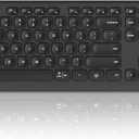 CITLLA Wireless Bluetooth Keyboard, Support Multi Device Switching, Full Size, ScissorSwitch Keys Silent Design for Computer, Laptop, MacBook and iPad (US layout), Black