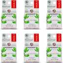 Radius Peppermint Dental Floss 55 Yards Vegan and Non-Toxic Oral Care Boost Total Tooth & Gum Protection Clear - Pack of 6