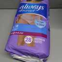 Always Discreet Adult Incontinence Underwear for Women and Postpartum Underwear, Large, Up to 100% Bladder Leak Protection, 28 Count