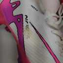 Men's Soccer Cleats Womens Indoor Shoes Unisex Baseball Turf Shoe Youth Rugby Adult Football Boots Wide AG FG TF Training Sneaker (8, White)