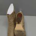 DREAM PAIRS Women's Ankle Boots Chunky Block Heel Booties (7.5, Sand/Suede)