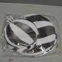 24 Pcs Large Christmas Black and White Ornament Plastic Flat Tree Decorative Hanging Ornaments Not Ball Waterproof Decor for Xmas Tree Lawn Porch Decorations