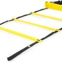 ProsourceFit Speed Agility Ladder for Speed Training and Sports Agility Workouts with Free Carrying Bag, 12 Rung