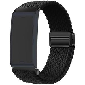 PONATTENO Braided Band Compatible for Amazfit Helio Strap/CMF Watch 3 Pro, Magnetic Buckle Design, Breathable Soft Elastic Sport Wristband for Helio Strap Fitness Tracker