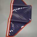 Clear Plastic Triangle Case for Casket Flag Display and Storage with Zipper