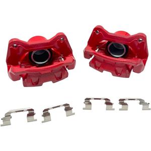 1A-NBY S6460 Front Red Disc Brake Caliper with Bracket for 2011 2012 2013 2014 Hyundai Sonata Hybrid LX, LX, Hybrid EX, EX 2.4L19B6460 19B6461 S01-016R