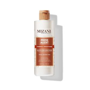 Mizani Press Agent Sulfate-Free Conditioner - Detangles Hair For Heat Styling, Blowout & Silk Press and Seals Hair From Humidity, Thermal Smoothing With Argan Oil (8.5 Fl Oz (Pack of 1))