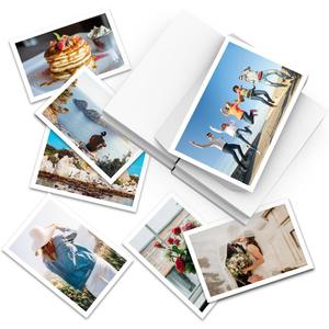 Glossy Photo Paper 4x6 inch, 500 Sheets 4R Picture Printer Paper Waterproof Professional Photographic Paper for Inkjet Printing Printer 230 Gsm