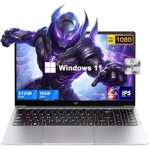 KAIGERR Laptop, 2025 Laptop Computer with Intel Quad-Core Processor(Up to 3.6GHz), 16GB DDR4 512GB SSD, Windows 11 Laptop, 16.0" IPS 1080P, Metal Shell, USB3.2, Long Battery Life KAIGERR Laptop, 2025 Laptop Computer with Intel Quad-Core Processor(Up to 3.6GHz), 16GB DDR4 512GB SSD, Windows 11 Laptop, 16.0" IPS 1080P, Metal Shell, USB3.2, Long Battery Life
