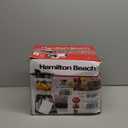 Hamilton Beach Power Elite Blender for Smoothies with 3-Cup Vegetable Chopper, Mini Food Processor, 40oz Glass Jar, 12 Functions for Puree, Ice Crush, Black and Stainless Steel (58149)