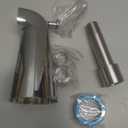 All Metal Bathtub Spout with Diverter, 5.3 Inch Tub Spout, Fits 1/2" Copper Slip-On and 1/2" or 3/4" IPS Threaded Pipes, Easy Lift to Switch, Leak-Free, Easy DIY Installation(Matte Black)