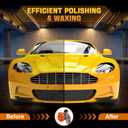 VERVEWAVE Cordless Buffer Polisher Kit for Dewalt 20V Battery (No Battery), 6-Inch Orbital Car Polisher Variable Speed 18005500 RPM, 17PCS Polishing Accessories, for Car Polishing/Waxing (Tool Only)