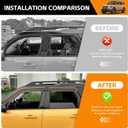 Window Visor Rain Guard for 2021-2025 Ford Bronco Sport Window Visors Shades Wind Deflectors Rain Guards for 2024 Bronco Sport Accessories