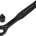 KLEIN TOOLS 65301ADP KNECT (S) Pass Through Ratchet and 1/4-Inch Socket Adapter Set, Compact and Comfortable Hand Tool, Backwards Compatible with 1/4-Inch Square Drive Sockets