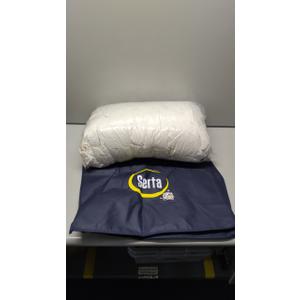 Serta All Season 90/10 White Goose Feather And Down Fiber Comforter Size: 90"x90"
