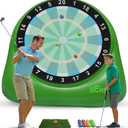 Swooc Games - Bull Chipper | Giant Golf Darts with 10+ Golf Games | Backyard Game with Air Pump | Yard Game for Adults | Giant Outdoor Fun for Adults and Family | Outside Activity - Golf Chipper