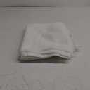 RYB HOME White Sheer Curtains for Living Room Privacy Semi Sheer Linen Curtains Light Glare Filtering for Bedroom Dining Office Window, 52 inches Wide x 84 inches Long, 2 Panels, White