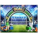 ZTHMOE Fabric 10x8ft Football Tournament Backdrop 2026 Soccer Banner
