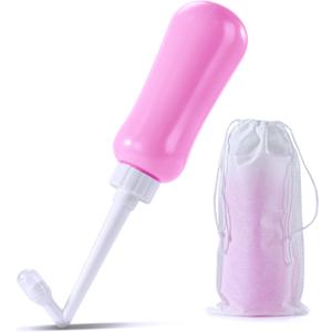 Portable Bidet Travel Large Capacity 15oz Personal Toilet Handheld Pink