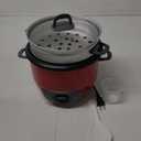 Aroma Housewares 14-Cup (Cooked) (7-Cup UNCOOKED) Pot Style Rice Cooker and Food Steamer (ARC-747-1NGR) , Red