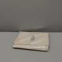 Rectangle Tablecloth,Wipeable Vinyl Tablecloths with Flannel Backing,Plastic Outdoor Oil-Proof Waterproof Table Cloth,Both Indoors and Outdoors(Beige, 52" x 70")