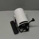 Mini Projector with WiFi and Bluetooth Built-in Apps Smart Projector Support 4K 1080P FHD 180 Adjustable Auto Keystone Compatibile with HDMI/TV Stick/Memory Stick/Laptop, White