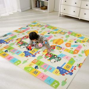 Bammax X-Large Waterproof & Foldable Baby Play Mat - 70" x 78" Reversible & Foldable | 1 cm Thick Safe Baby Playmat | Crawling & Kids Play Mat - Maze & Bears