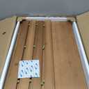 Gashell Wire Shelf Covers, Bamboo Wire Rack Covers for Pantry, Closet (4pcs, 24" W x 16" D)