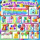 1000pcs Party Favors Goodie Bags for Kids, Fidget Toys Pack, Stocking Pinata Stuffers, Birthday Gifts, Classroom Prize, Treasure Box, Carnival Prizes, Easter Eggs Fillers