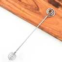 PRETYZOOM 8 Pcs Stainless Steel Honey Dipper Stir Sticks Set for Coffee Tea Bar Honey Spoon Swizzle Stirrers Mini Ladle Cocktail Drink Accessories